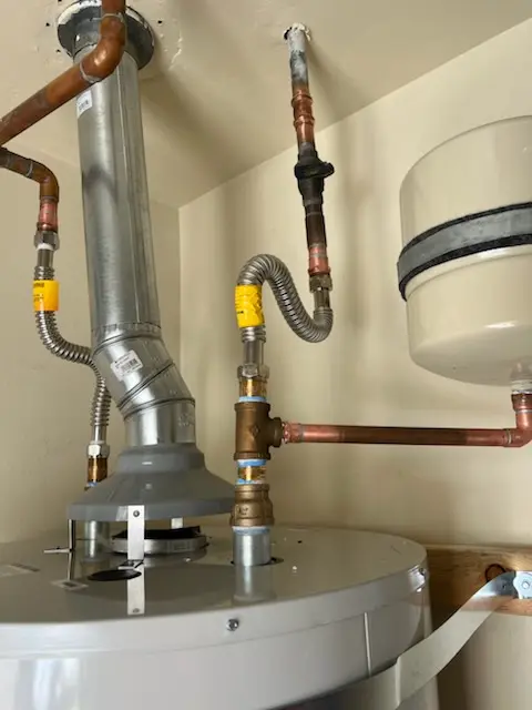Water heater installation and plumbing repair in Hopelawn